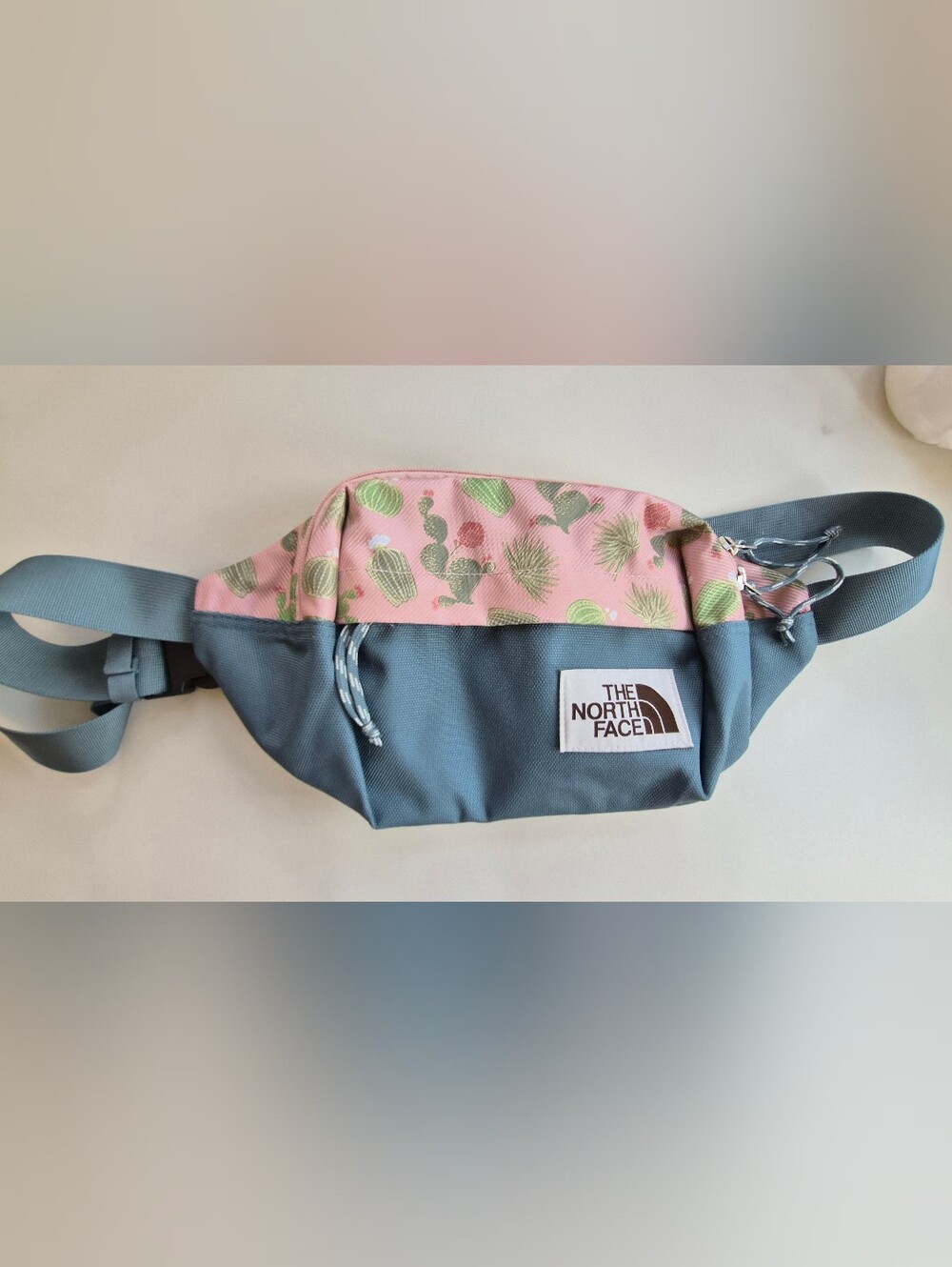 The North Face - Pink Cactus & Blue Crossbody Waist/Sling Bag